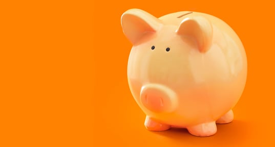 marketing budget plan from a piggy bank